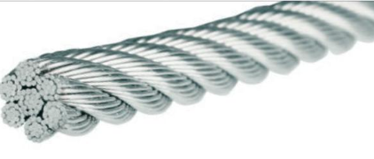 Nerūdijančio plieno trosas AISI 316 – plieninis lynas turėklams, balkonams, laiptams